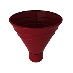 Воронка конусная, диаметр 200 мм, RAL 3005 (Винно-красный)