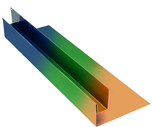 Планка оконная, длина 1.25 м, Полимерное покрытие, все остальные цвета каталога RAL, кроме металлизированных и флуоресцентных