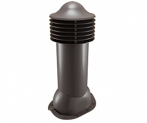 Труба вентиляционная для металлочерепицы утепленная d=150-650 Viotto серо-коричневый (RAL 8019)