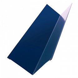 Угол внутренний металлический, длина 2 м, Порошковое покрытие, RAL 5005 (Сигнальный синий)
