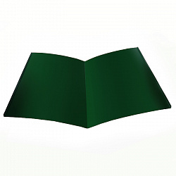 Планка Ендовы нижняя, длина 2.5 м, Полимерное покрытие, RAL 6005 (Зеленый мох)