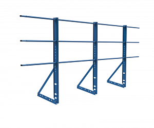 Ограждение кровли "РОЛЛЕД+" ХК H=1200 L=3000мм с 1-ой доп. трубой (труба 40х20) ГОСТ 53254-2009