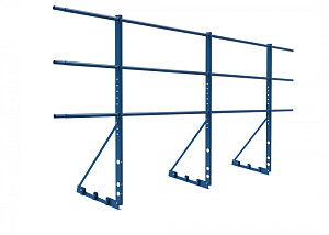Ограждение DECO с Фальцевым креплением ХК H=1200 L=3000мм с 3-я трубами (ТУ)