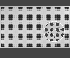 Перфорированный лист ROLLED ХК(08ПС) Rg 5/12 1,0/1000/2000