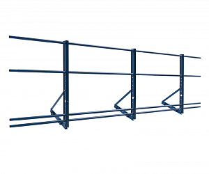 Ограждение ROLLED на Фальцевую кровлю Эконом H=900мм L=3000мм со снегозадержанием