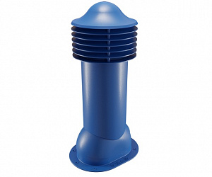 Труба вентиляционная для готовой мягкой и фальцевой кровли утепленная d=150-650 Viotto сигнально-синий (RAL 5005)