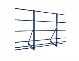 Ограждение ROLLED на Фальцевую кровлю Эконом H=1200мм L=2000мм со снегозадержанием с 2-я доп. трубами