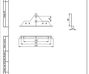 Снегозадержатель трубчатый ОЦ РПМ-25-1-1,5-(1000мм(2 опоры)х3)