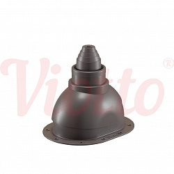 Антенный выход для готовой мягкой и фальцевой кровли Viotto серо-коричневый (RAL 8019)
