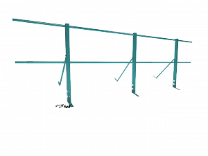 Ограждение кровли упрощенное H=900мм L=3000мм Zn RAL 5021