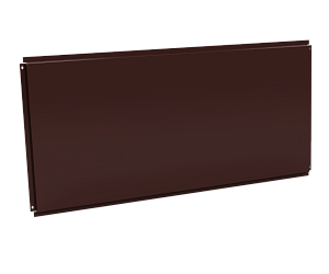 Фасадная кассета 1160х530 открытого типа, толщина 1,2 мм, RAL 3009 (Оксид-красный)