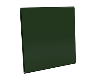 Фасадная кассета 1160х1160 открытого типа, толщина 0,7 мм, RAL 6002 (Лиственно-зеленый)