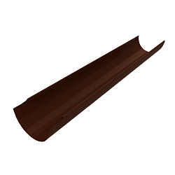 Желоб водосточный, D=100 мм, L 1.25 м., RAL 8017 (Шоколадно-коричневый)