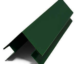 Угол внешний сложный, 3м, Порошковое покрытие, RAL 6005 (Зеленый мох)