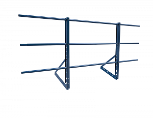 Ограждение кровли ROLLED ZN Универсальное H=900мм L=2000мм с 1-й доп. трубой