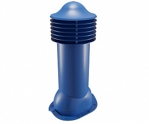 Труба вентиляционная для металлочерепицы неутепленная d=150-650 Viotto сигнально-синий (RAL 5005)