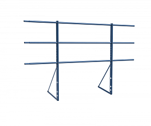 Ограждение DECO ОЦ универсальное H=1200 L=2000мм с 3-я трубами (ТУ)