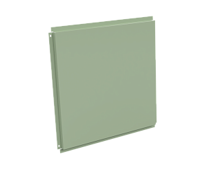 Фасадная кассета 530х530 открытого типа, толщина 0,7 мм, RAL 6019 (Бело-зеленый)