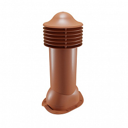 Труба вентиляционная для металлочерепицы утепленная d=150-650 Viotto медно-коричневый (RAL 8004)