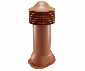 Труба вентиляционная для металлочерепицы утепленная d=150-650 Viotto медно-коричневый (RAL 8004)