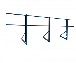 Ограждение кровли ROLLED Универсальное Эконом H=900мм L=3000мм с 2-я трубами