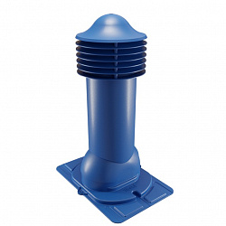 Труба вентиляционная с универсальным проходным элементом утепленная d=125-650 Viotto сигнально-синий (RAL 5005)