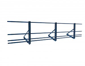 Ограждение ROLLED на Фальцевую кровлю Эконом H=600мм L=3000мм со снегозадержанием