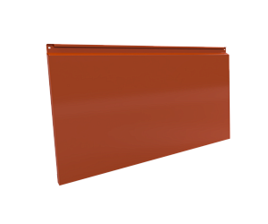 Фасадная кассета 1160х530 закрытого типа, толщина 1 мм, RAL 2004 (Чистый оранжевый)