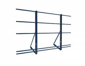 Ограждение ROLLED на Фальцевую кровлю Эконом H=1200мм L=2000мм со снегозадержанием с 1-ой доп. трубой