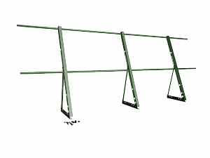 Ограждение кровли H=1200мм L=3000мм Zn RAL 6002