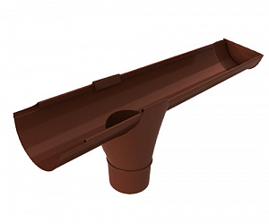 Канадка водосточная, диаметр 150 мм, RAL 8017 (Шоколадно-коричневый)