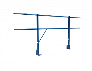 Ограждение DECO парапетное сборное ХК H=900мм L=2000мм с 2-я трубами (ТУ)