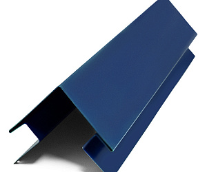 Угол внешний сложный, 1.25м, Полимерное покрытие, RAL 5005 (Сигнальный синий)