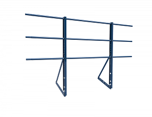 Ограждение кровли ROLLED ZN Универсальное H=1200мм L=2000мм с 1-й доп. трубой