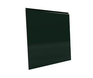 Фасадная кассета 1160х1140 закрытого типа, толщина 0,7 мм, RAL 6005 (Зеленый мох)
