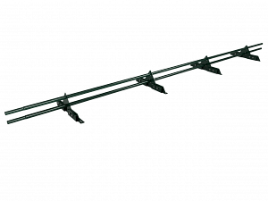 Снегозадержатель Трубчатый на Фальц 25х2.0мм L=3000мм (4 Опоры) Zn RAL 6005