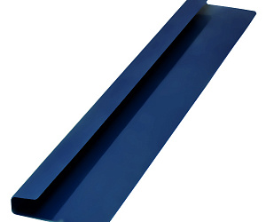 Джи-профиль, длина 2 м, Порошковое покрытие, RAL 5005 (Сигнальный синий)