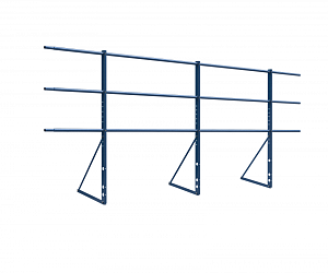 Ограждение DECO Оптимальное H=1200 L=3000мм с 3-я трубами (ТУ)