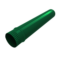 Труба водосточная, диаметр 120 мм, Порошковое покрытие, длина 0.6 м., RAL 6005 (Зеленый мох)