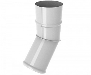 Отмет водосточный, диаметр 110 мм, Порошковое покрытие, RAL 9010 (Белый)