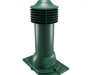 Труба вентиляционная с универсальным проходным элементом утепленная d=150-650 Viotto зеленый (RAL 6005)