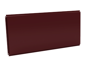 Фасадная кассета 1160х530 открытого типа, толщина 1 мм, RAL 3003 (Рубиново-красный)