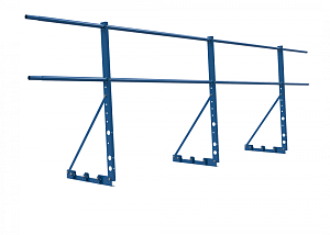 Ограждение DECO с Фальцевым креплением ХК H=900 L=3000мм с 2-я трубами (ТУ)