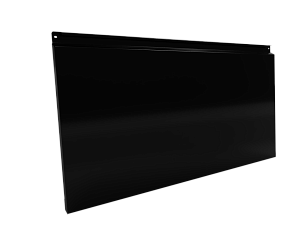 Фасадная кассета 1160х530 закрытого типа, толщина 1,2 мм, RAL 9005 (Глубокий черный)