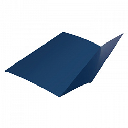 Планка примыкания верхняя, 2.5м, Полимерное покрытие, RAL 5005 (Сигнальный синий)