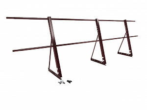 Ограждение кровли H=900мм L=3000мм Zn RAL 3005