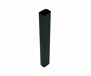 Труба водосточная прямоугольная, длина 2.5 м., RAL 6005 (Зеленый мох)