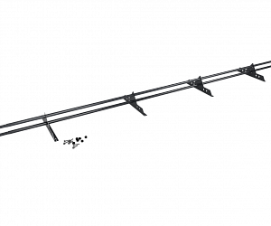 Снегозадержатель Трубчатый 25х1.5мм L=3000мм (4 Опоры) Эконом RAL 7024