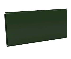 Фасадная кассета 1160х530 открытого типа, толщина 1,2 мм, RAL 6002 (Лиственно-зеленый)