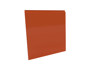 Фасадная кассета 1160х1140 закрытого типа, толщина 1 мм, RAL 2004 (Чистый оранжевый)